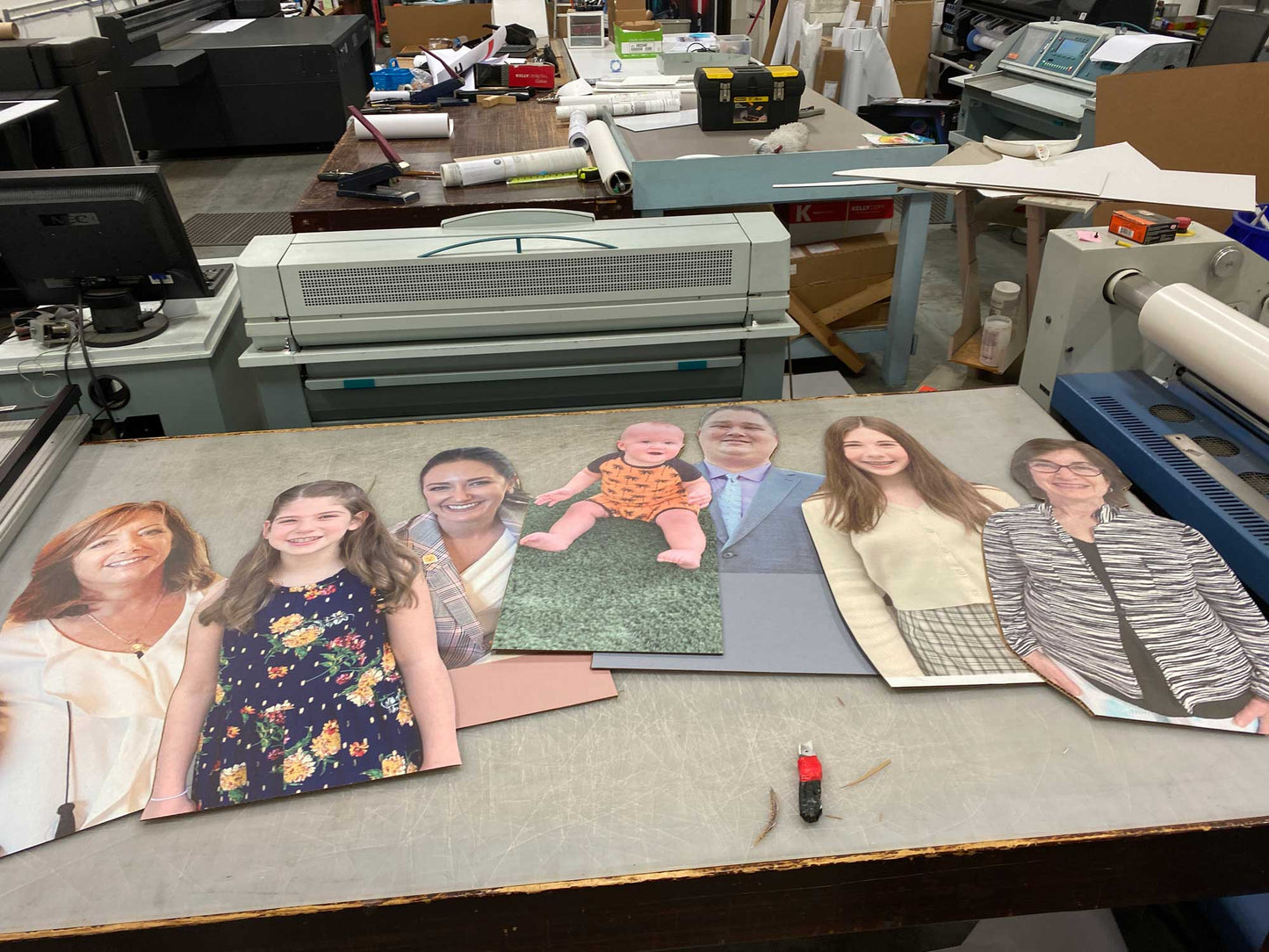 36" Waist-Up Cutout (1pcs)