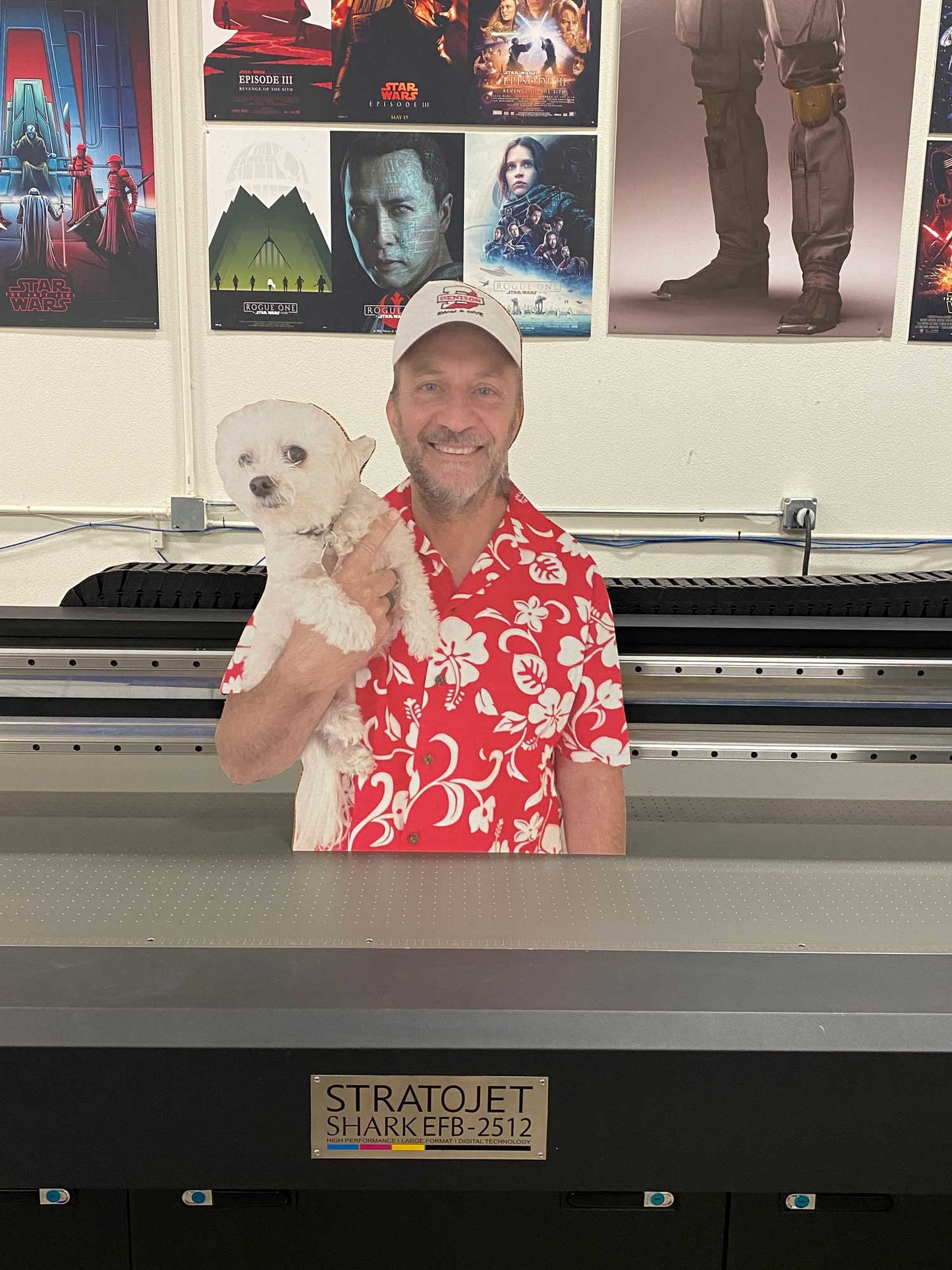 36" Waist-Up Cutout (1pcs)