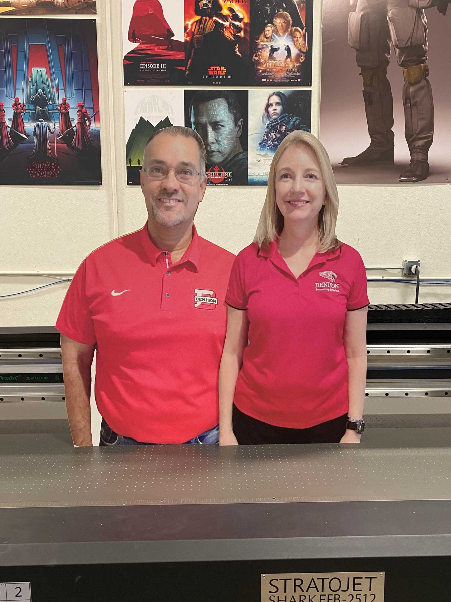 36" Waist-Up Cutout (1pcs)