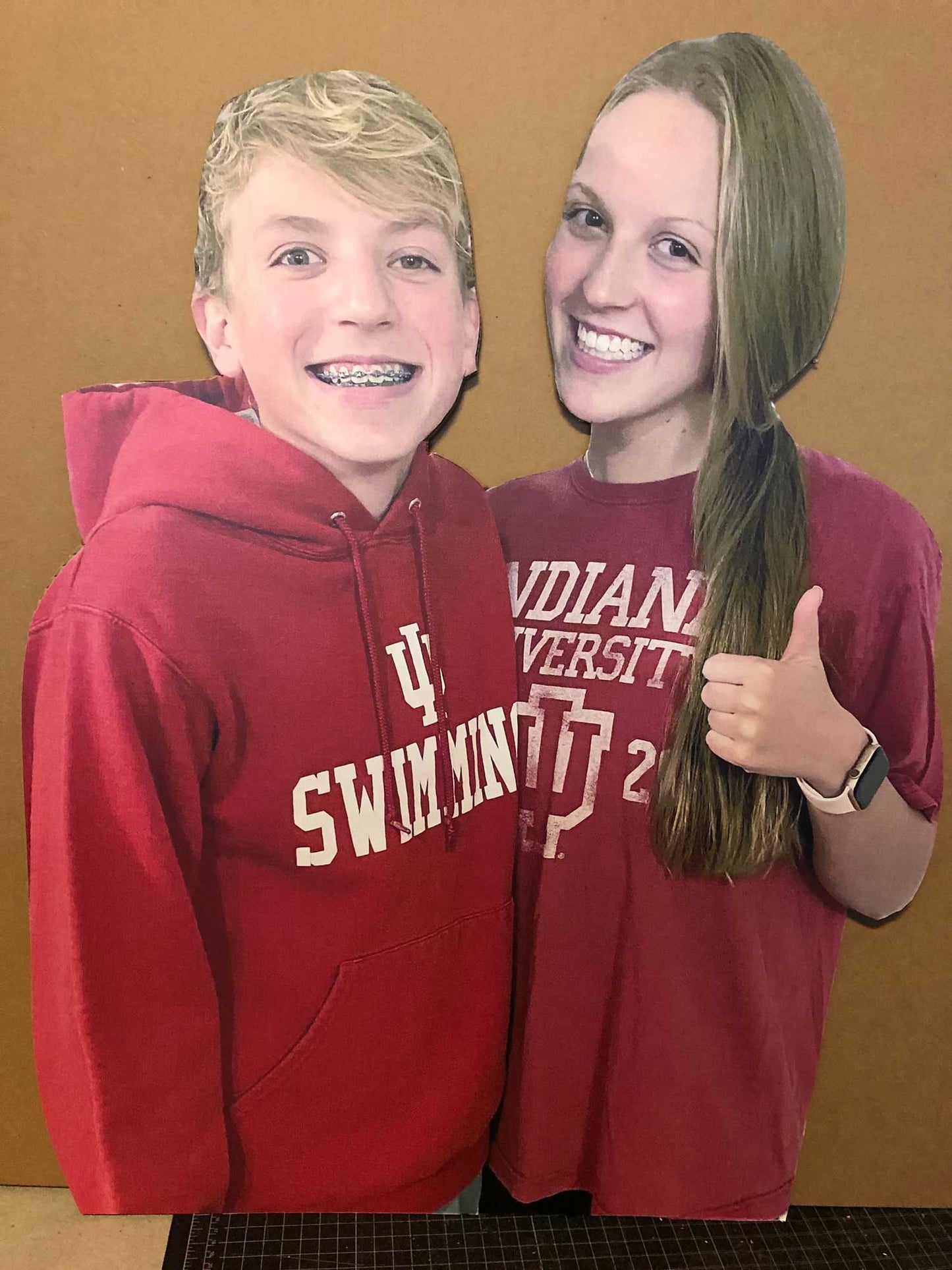 36" 2-Person Waist-Up Cutout (2pcs)