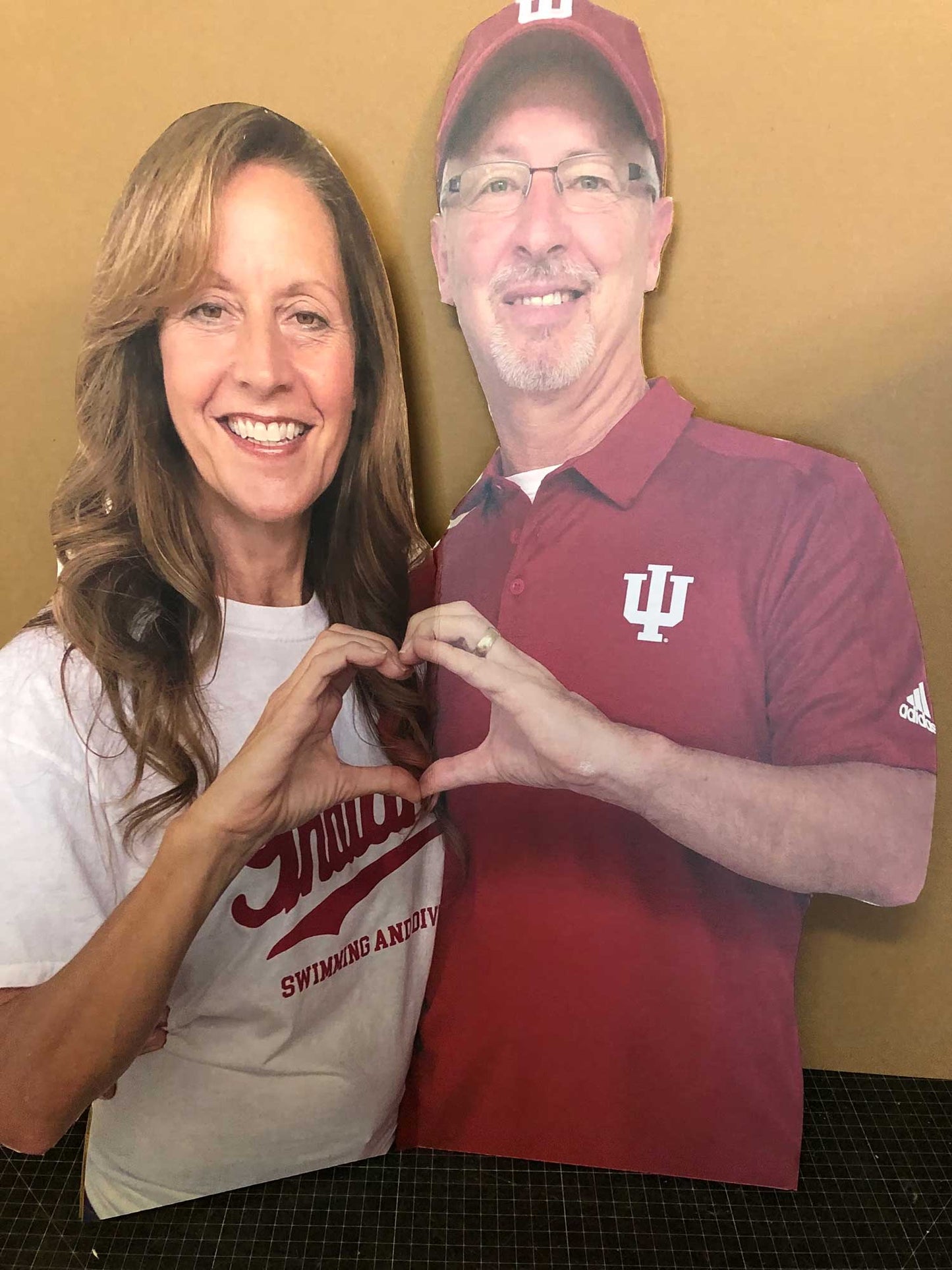 36" 2-Person Waist-Up Cutout (2pcs)