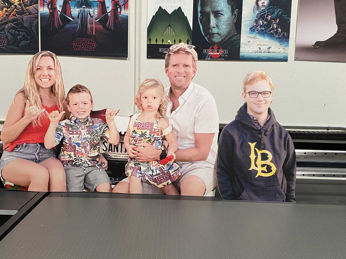 36" Waist-Up Cutout (1pcs)