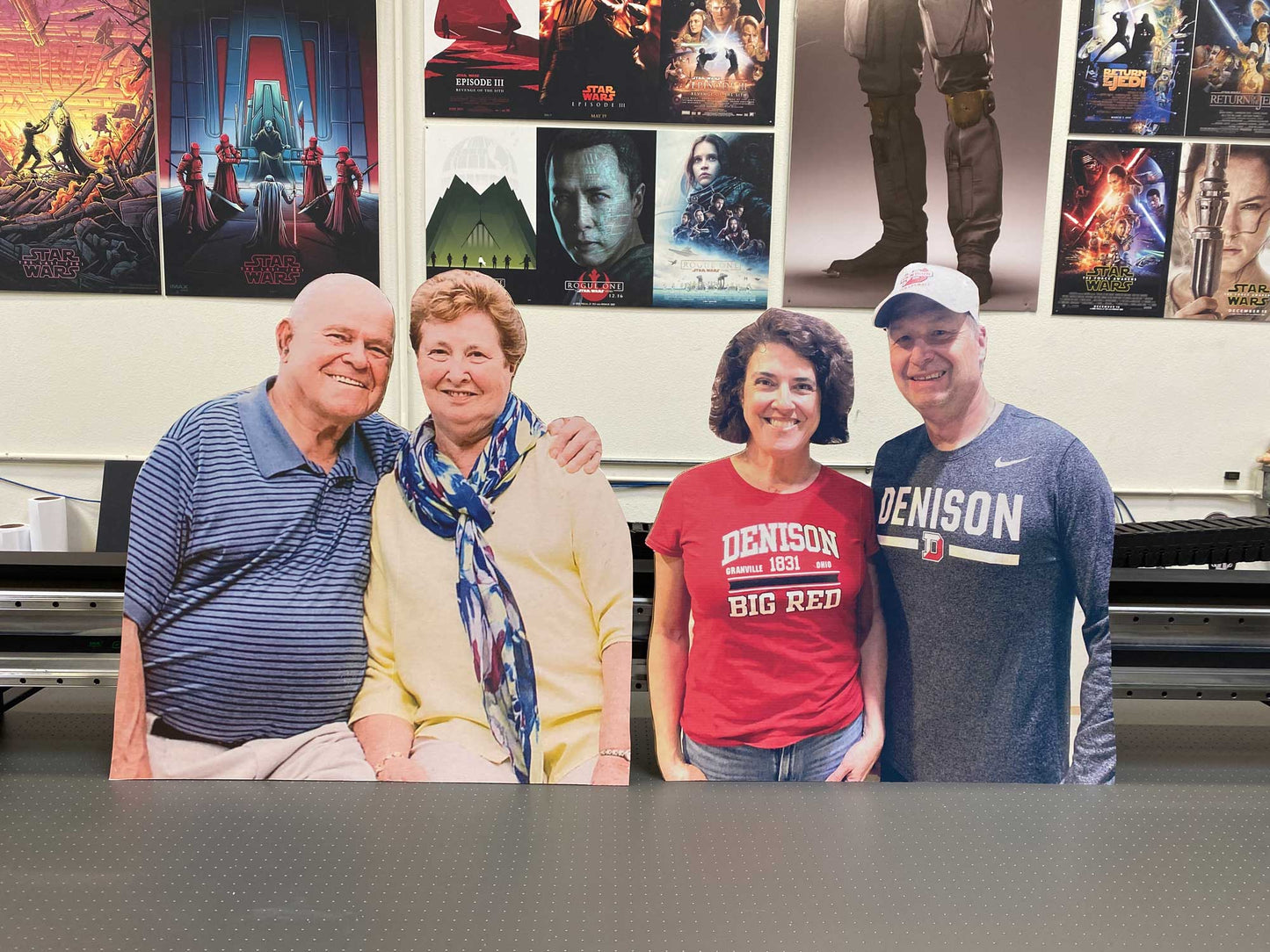 36" 2-Person Waist-Up Cutout (2pcs)