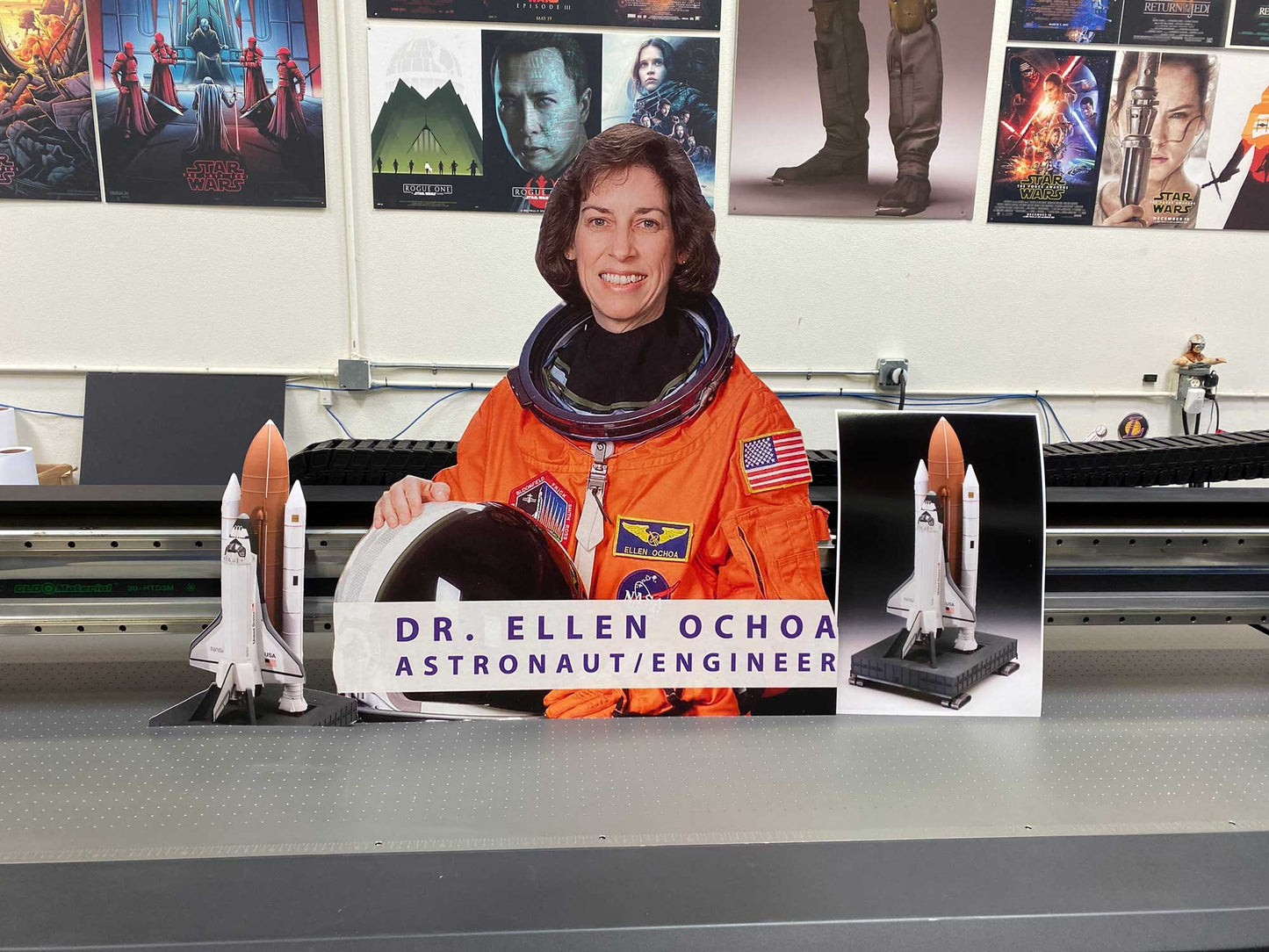 36" Waist-Up Cutout (1pcs)