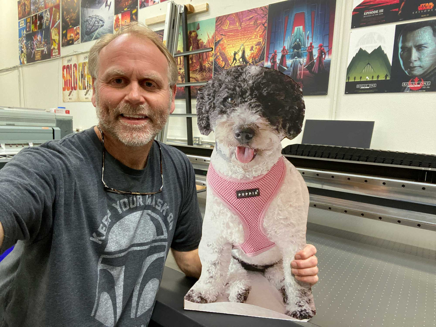 36" Waist-Up Cutout (1pcs)