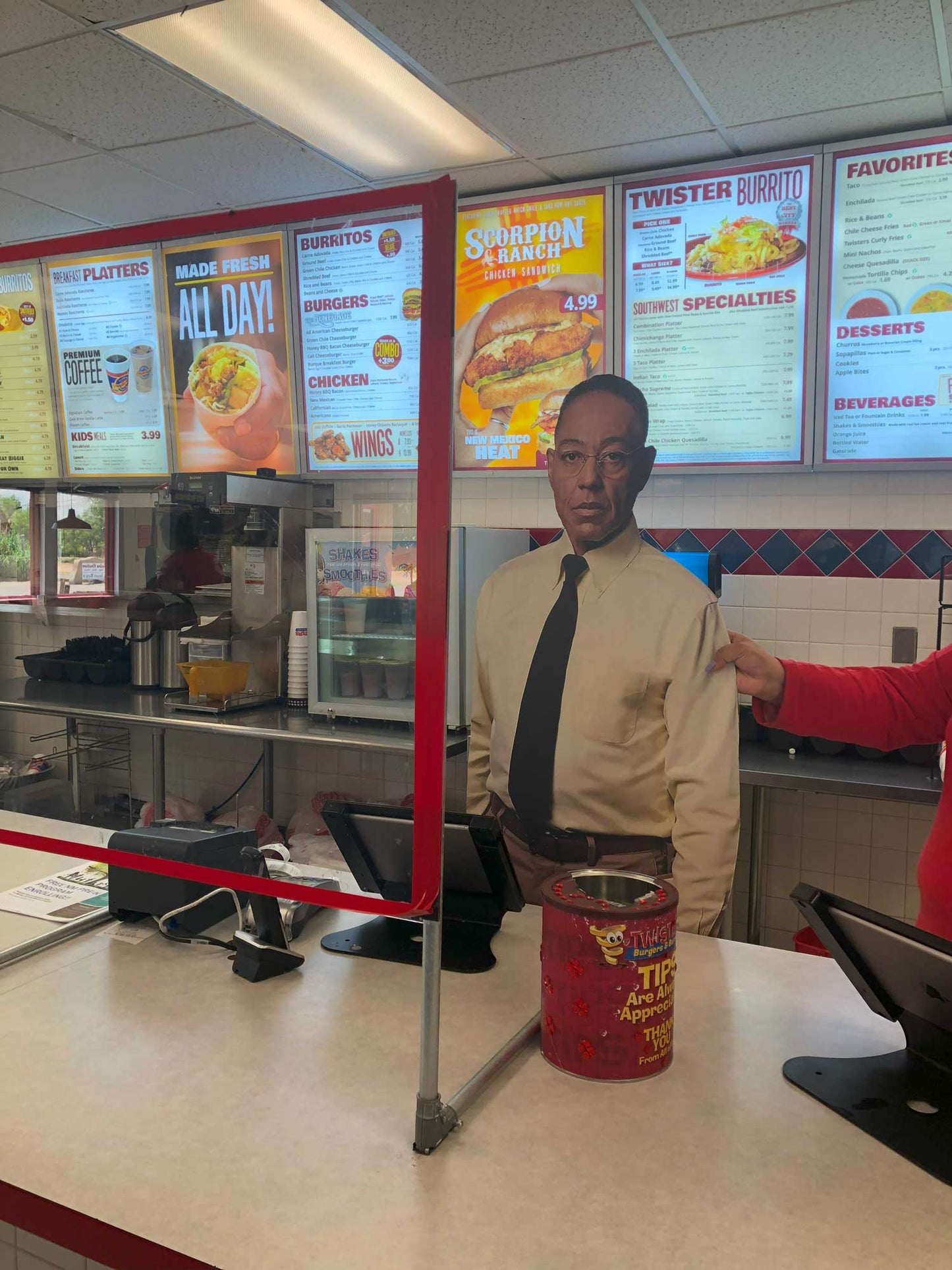 36" Waist-Up Cutout (1pcs)