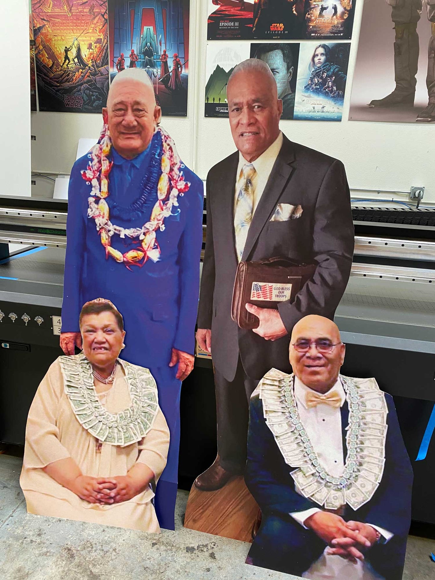 36" Waist-Up Cutout (1pcs)