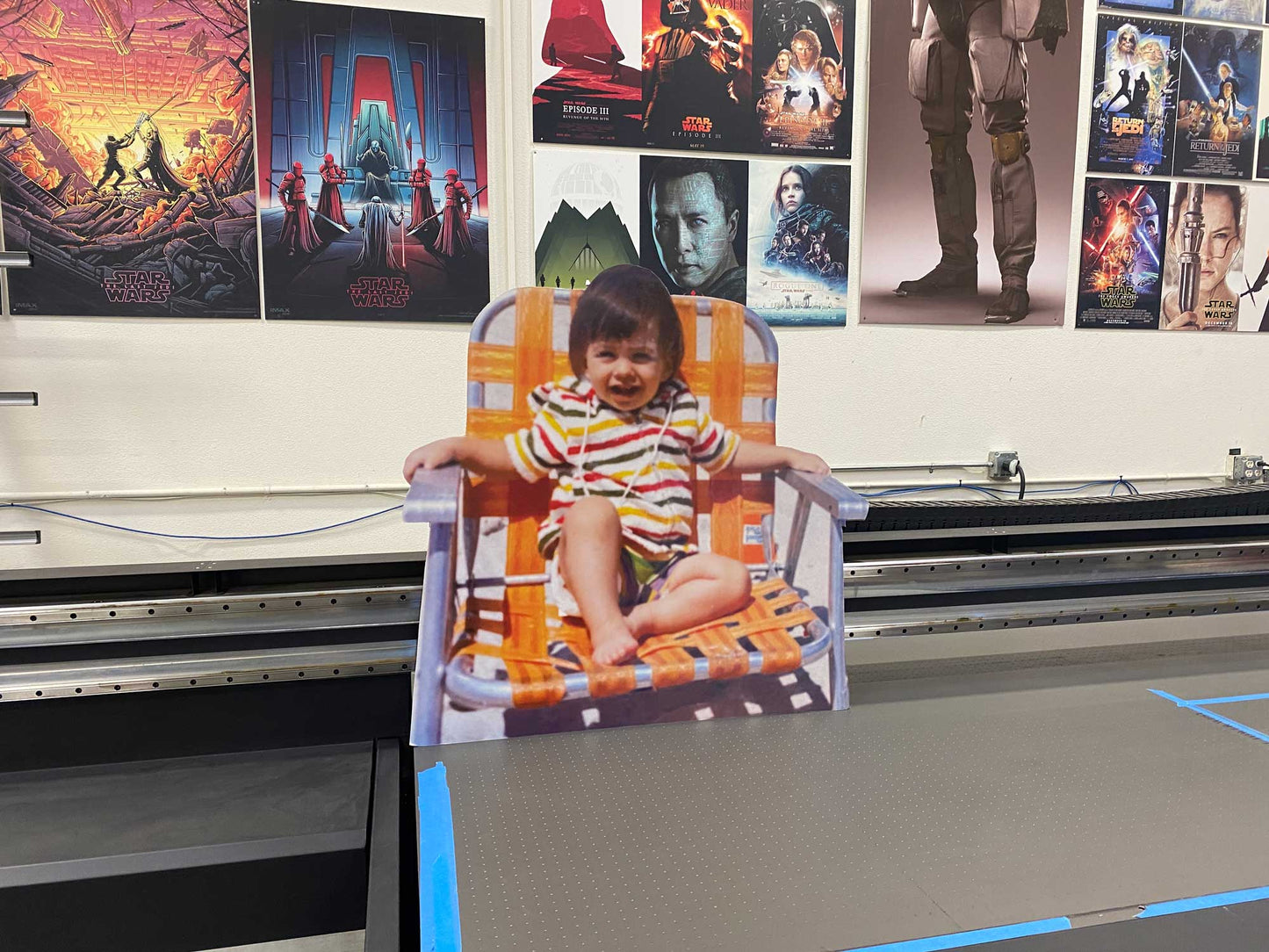 36" Waist-Up Cutout (1pcs)