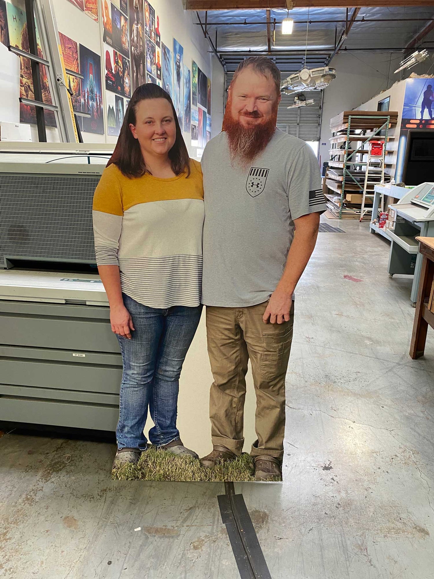 6 Foot Two Person Life-size Cutout