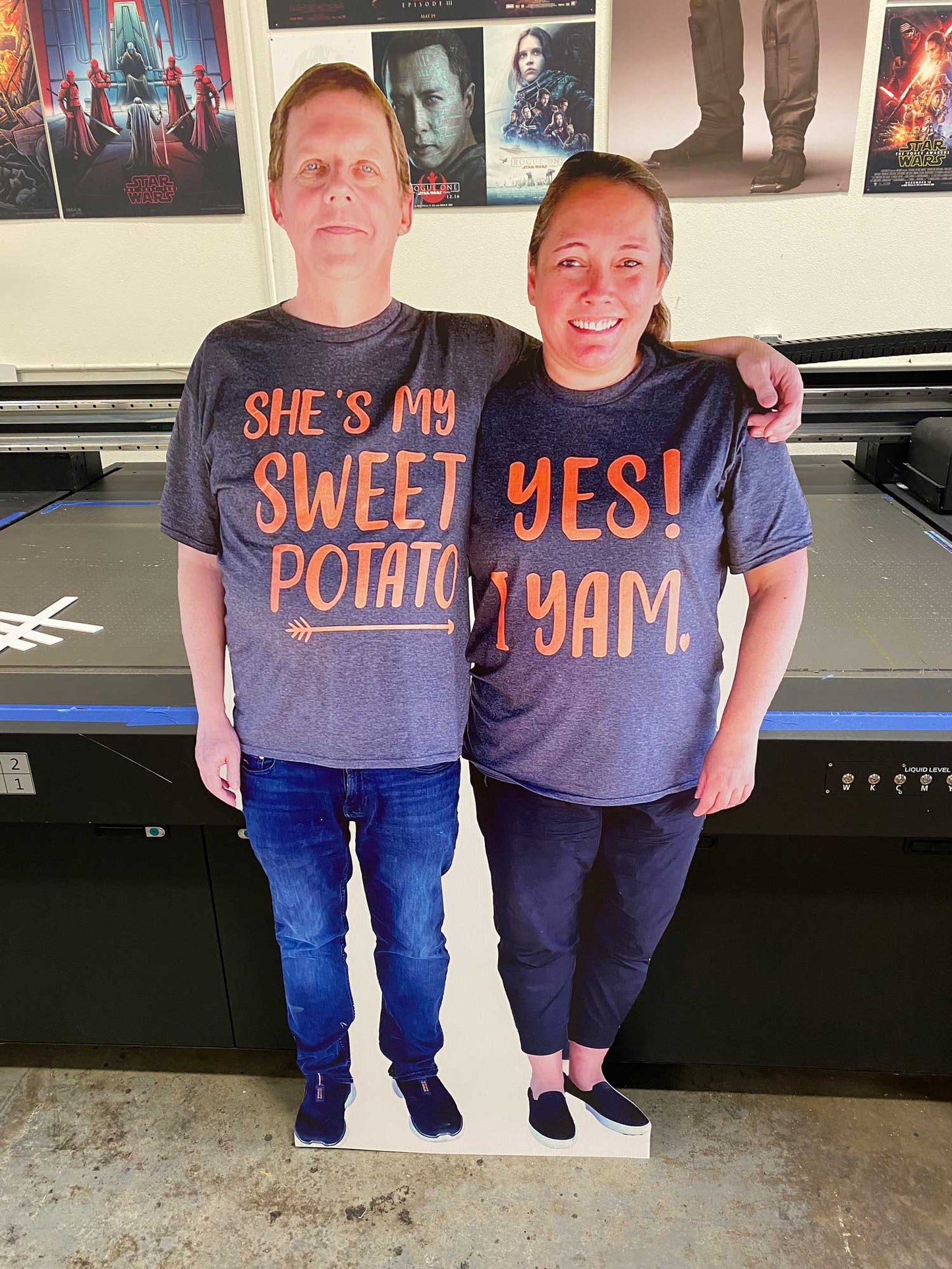 6 Foot Two Person Life-size Cutout