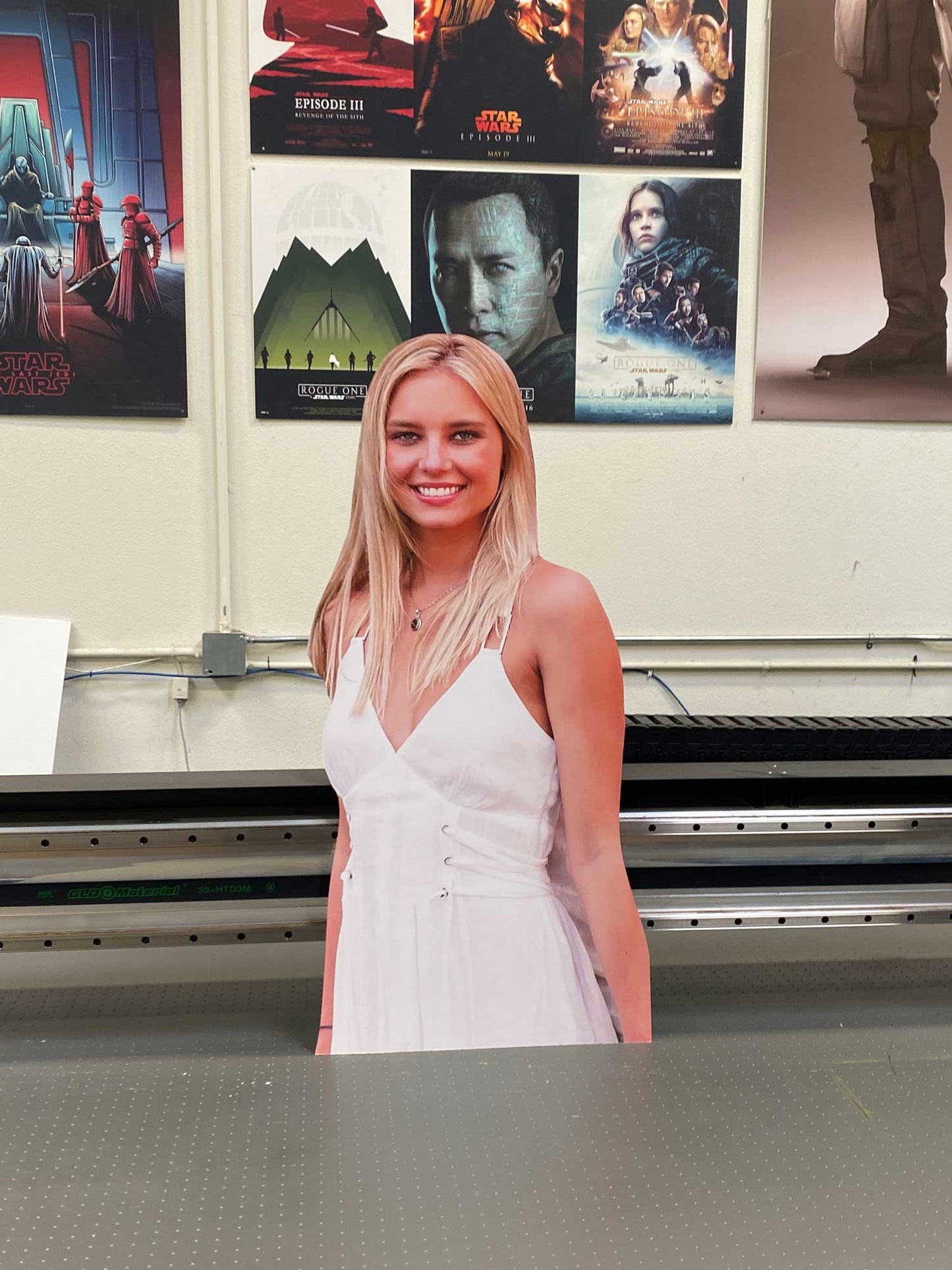 36" Waist-Up Cutout (1pcs)