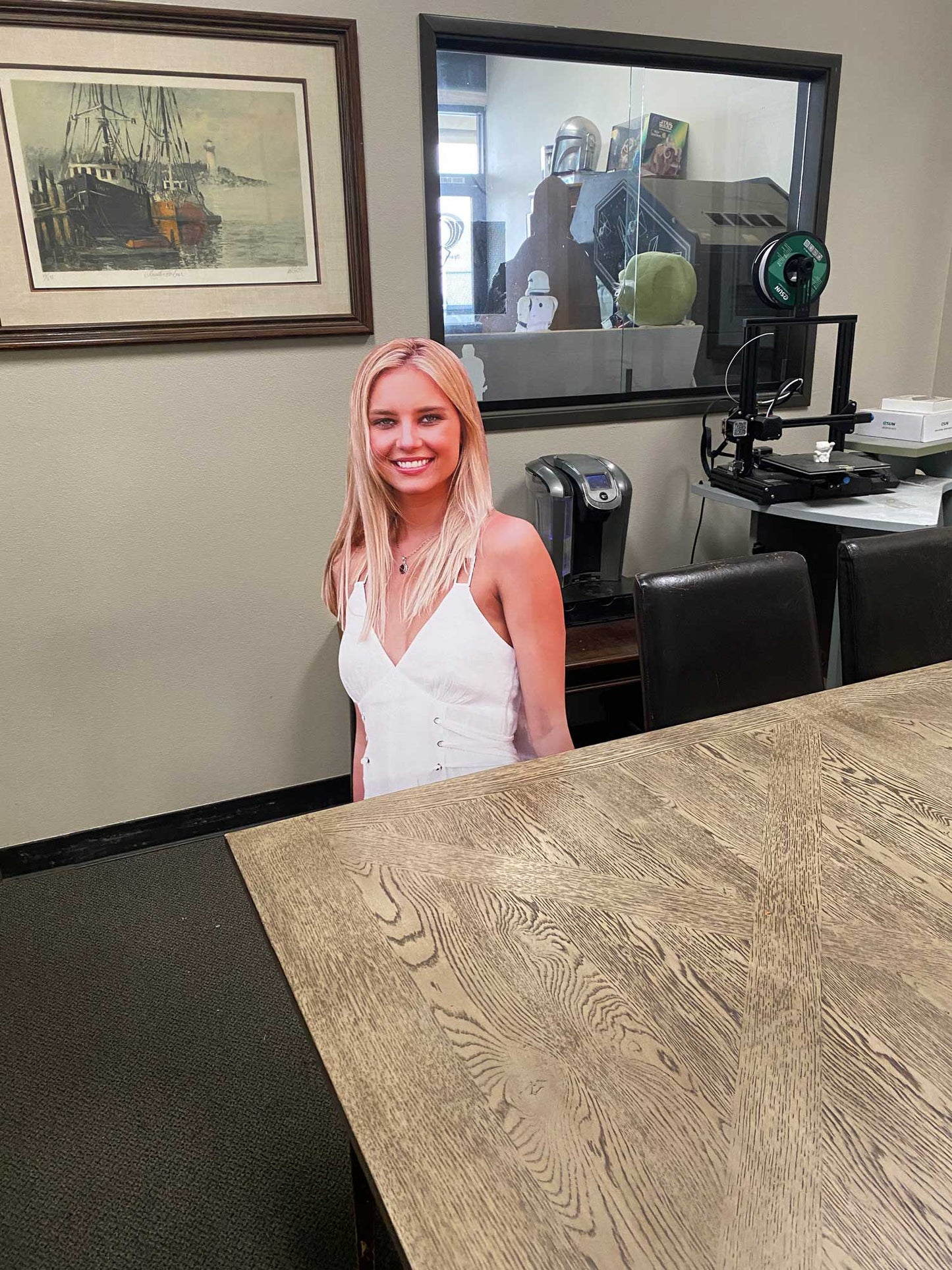 36" Waist-Up Cutout (1pcs)