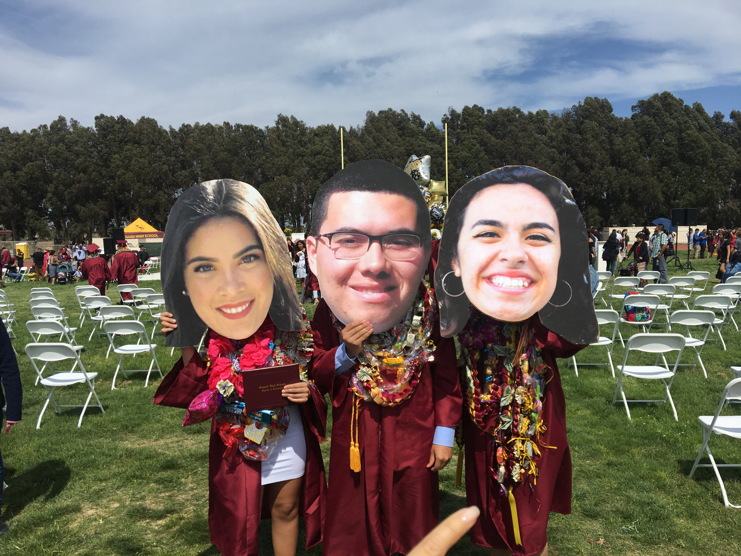 Party/Grad Value Pack # 1 ( 6 Pack - 12"x18" ) 1 - 24" Big Head