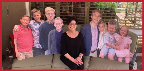 36" Waist-Up Cutout (1pcs)