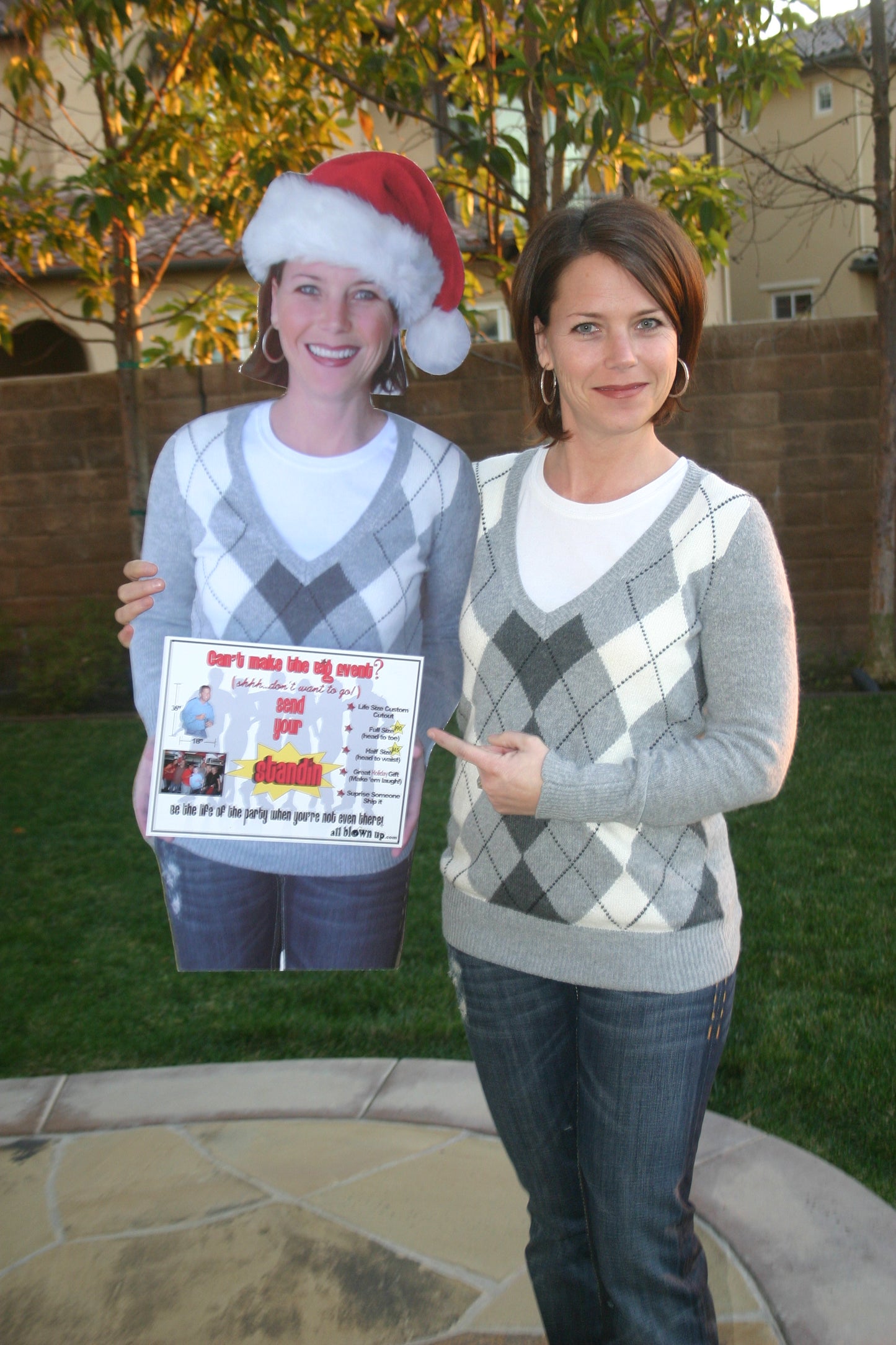 36" Waist-Up Cutout (1pcs)