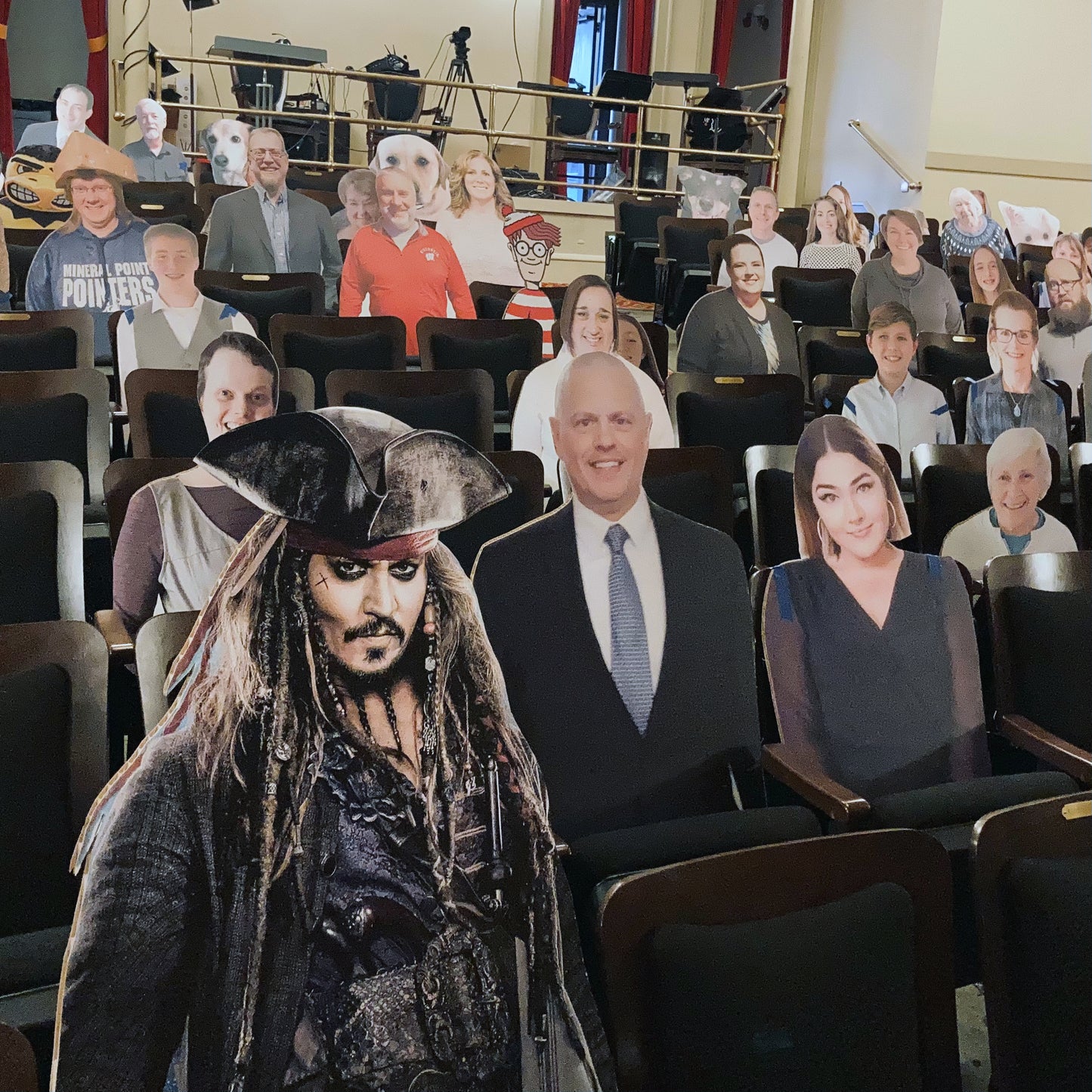 36" Waist-Up Cutout (1pcs)