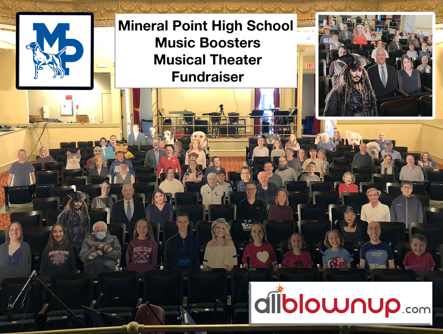 36" Waist-Up Cutout (1pcs)